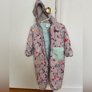 Patagonia baby snowsuit